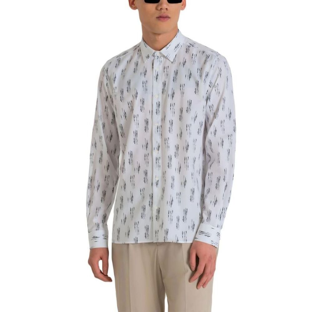 Antony Morato White Viscose Men's Shirt